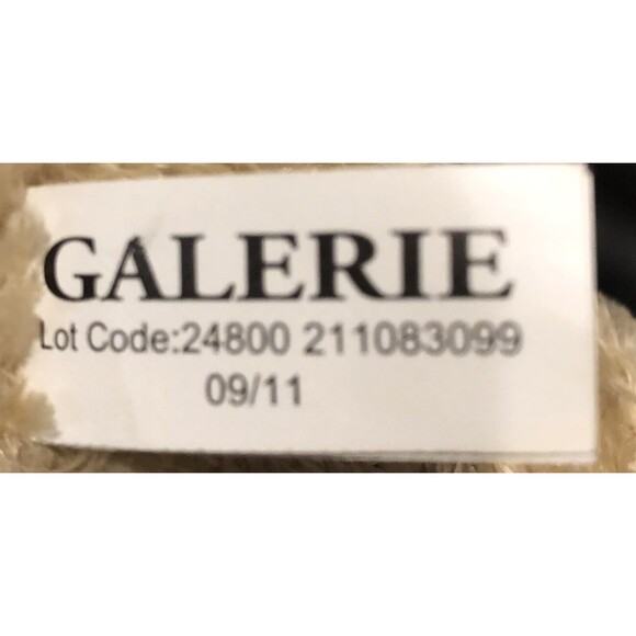 Galerie Reese's Hershey's Teddy Bear 8" Plush Faux Black Leather Biker Jacket - Picture 10 of 11